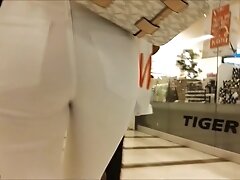 street tight Girl ass in jeans full video