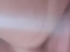 Fucked Doggie Style Huge Creampie Pushing It Back In With A Dildo