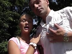 HUNT4K. Hot sex for money on couch culminates with awesome cumshot