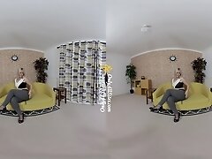 Elle M - Beautiful Blonde Solo Striptease - Sexlikereal