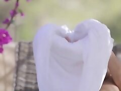 Pink fishnet pantyhose babe fucked on billardtable by Femdom Sex