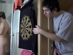 Surprise Russian MILF and lick her