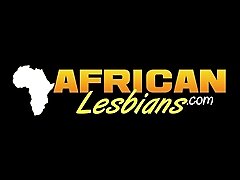Curvy Black MILF Feasts On Skinny Black Lesbian Neighbour's Pussy