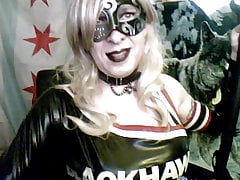 Latex Cheerleader CD Dancing & Posing by VikkiCD16