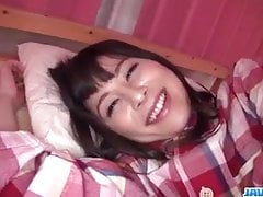 Dashing, Ayumi Iwasa, moans hard while enjoying hardcore sex